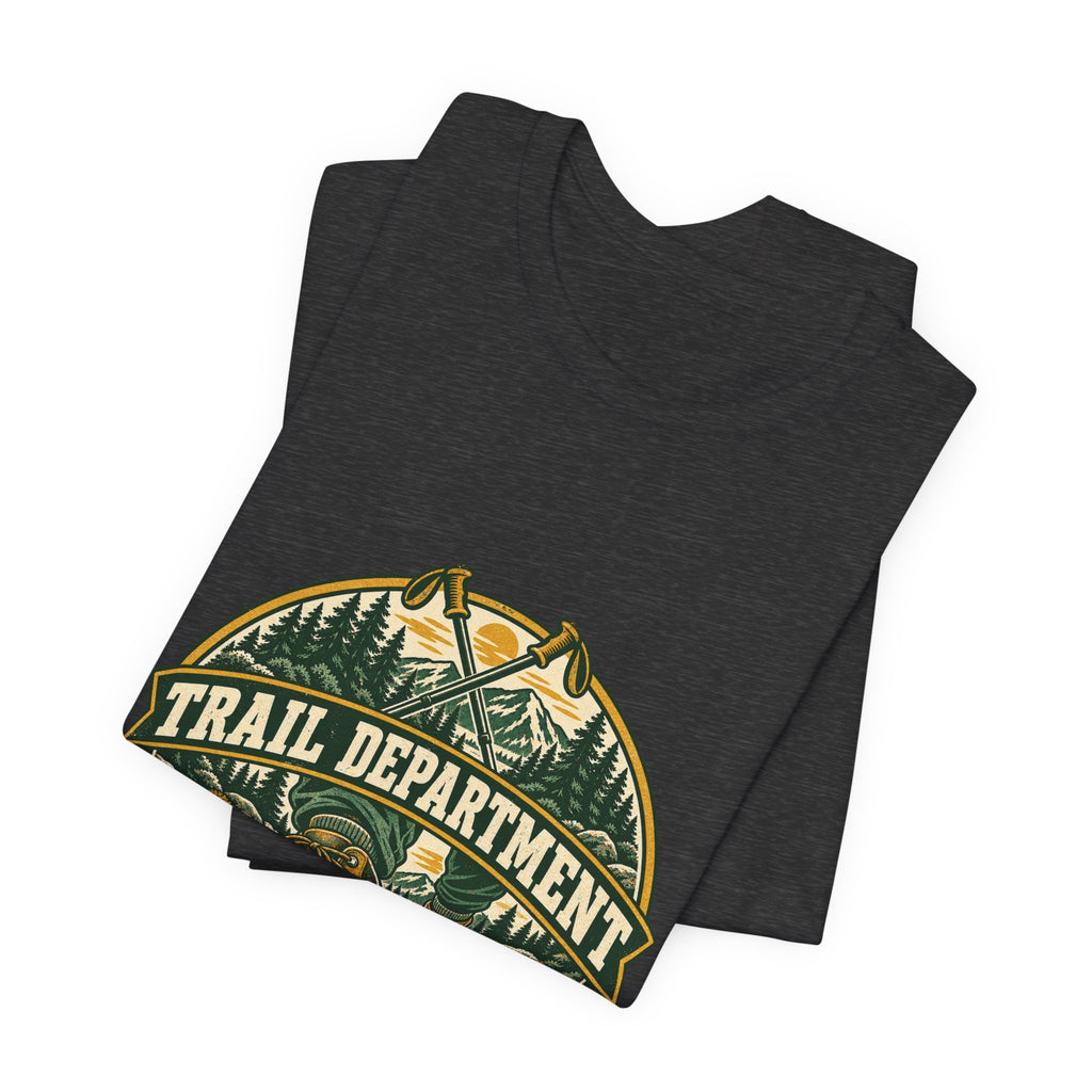 Trail Department Official Mud Inspector T-Shirt, Vintage Hiking Badge Tee