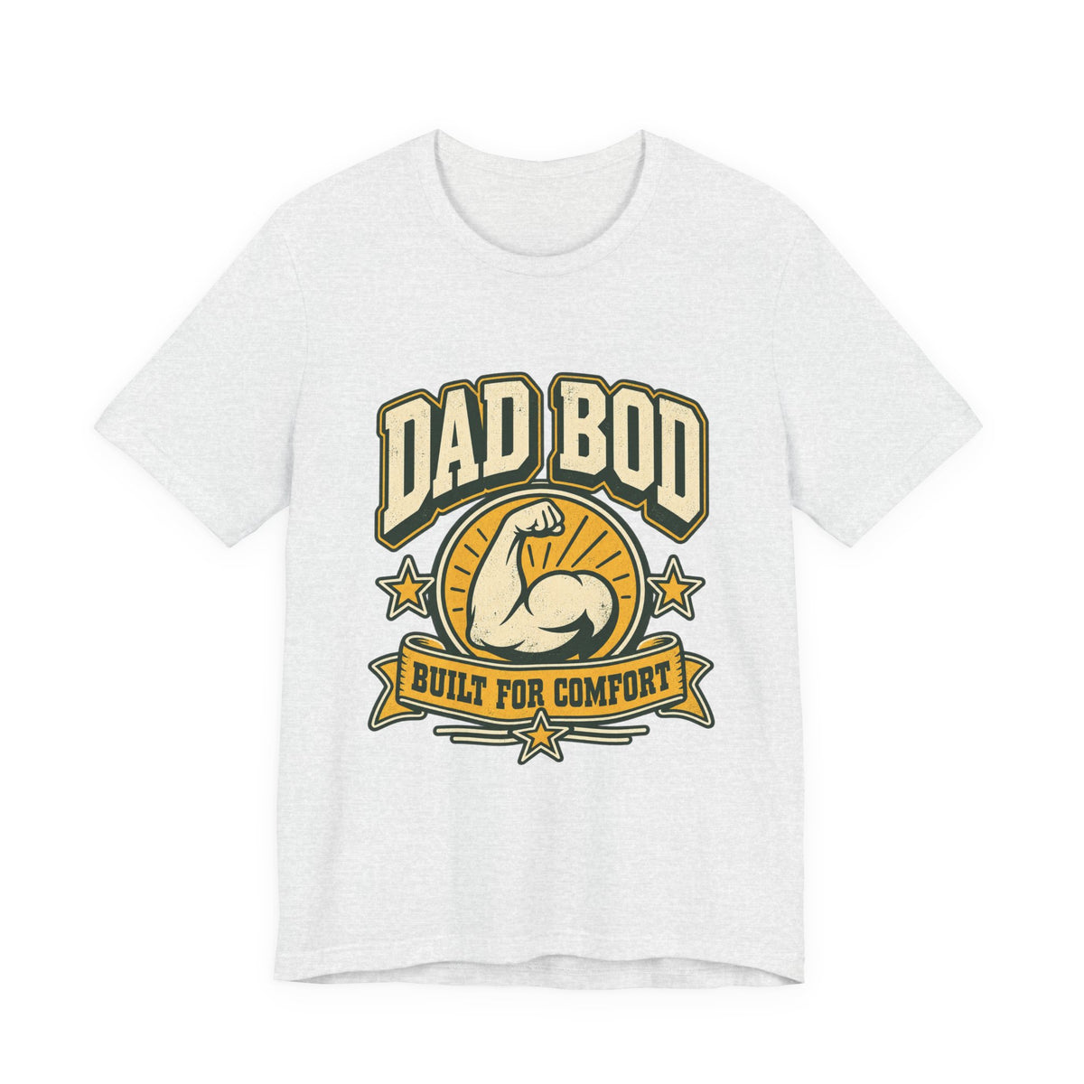 Dad Bod Built for Comfort T-Shirt — Vintage Funny Dad Body Tee
