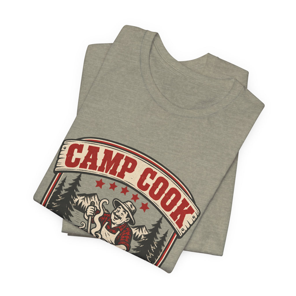 Camp Cook T-Shirt — Five-Star Meals One-Pot Menu Vintage Camping Tee