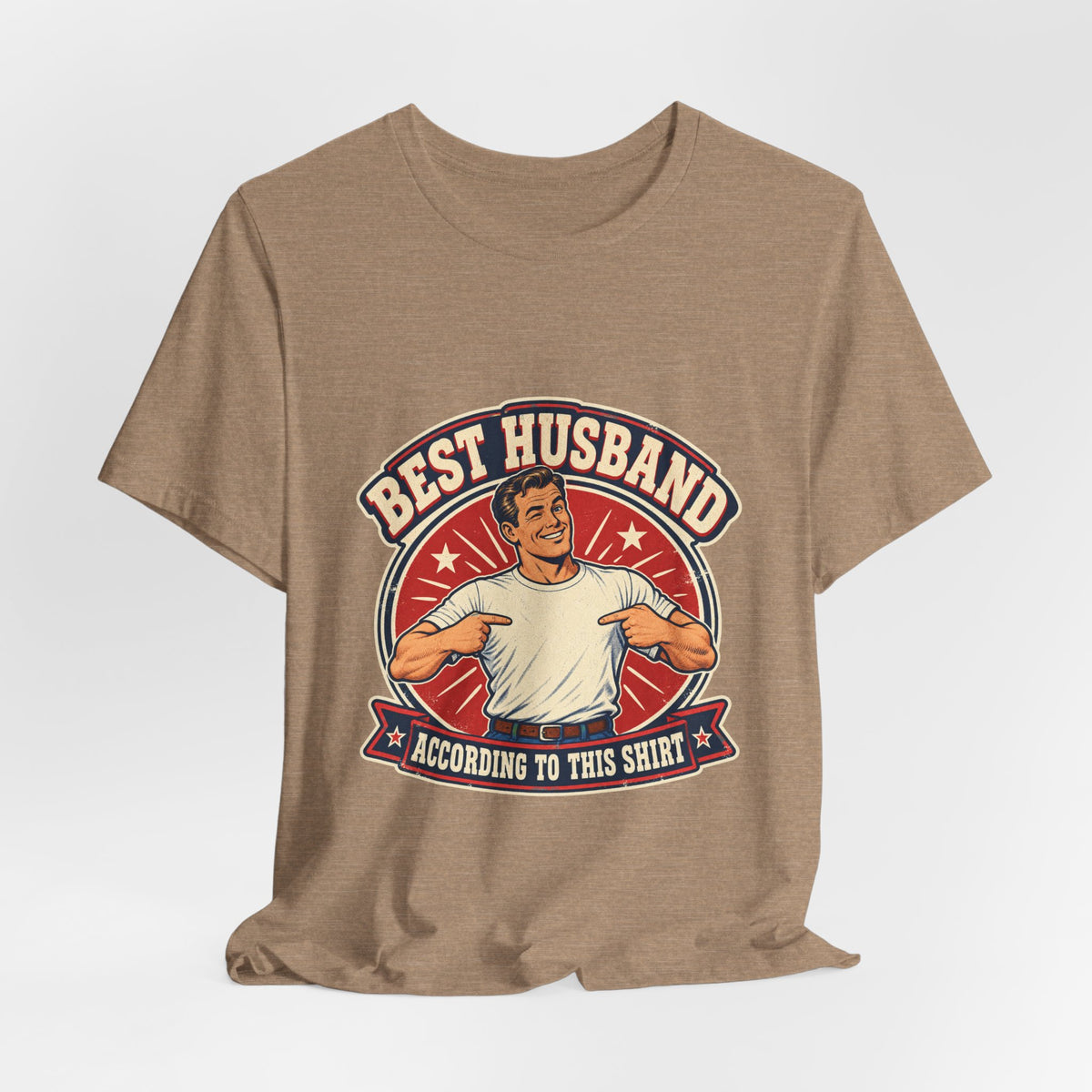 Best Husband Vintage T-Shirt — Funny Retro Husband Pride Design