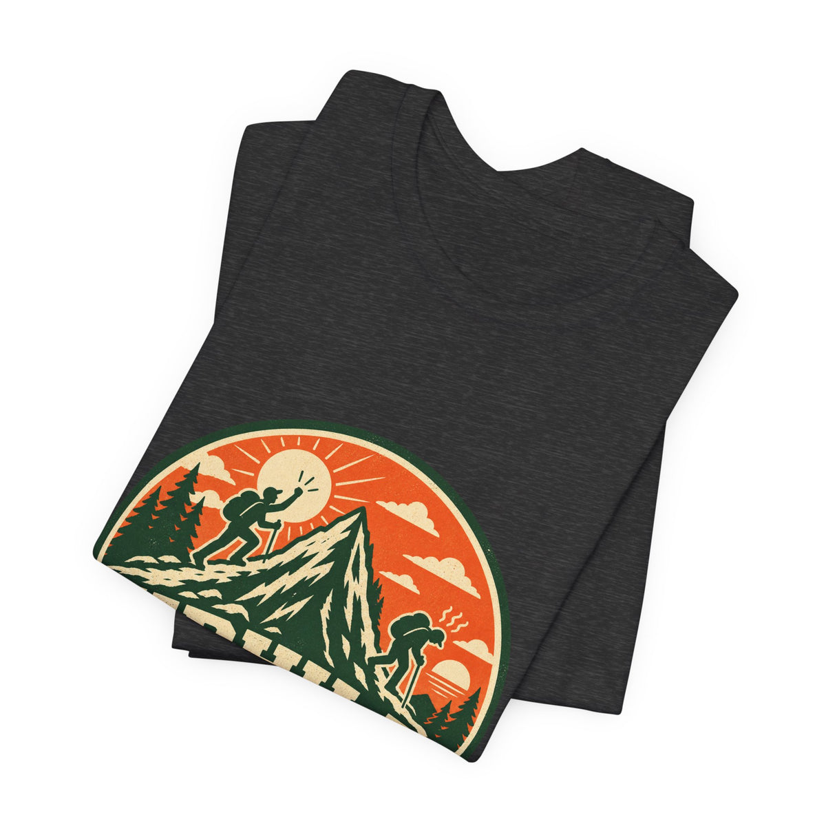 Uphill Enthusiast Downhill Complainer T-Shirt — Vintage Mountain Hiking Tee