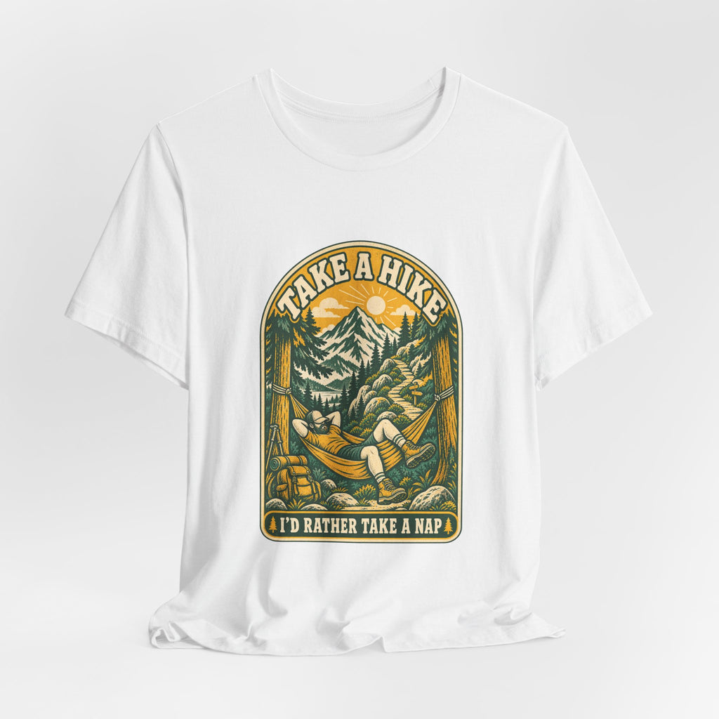 I'd Rather Take a Nap Vintage Hiking T-Shirt — Hammock Mountain Outdoors Tee