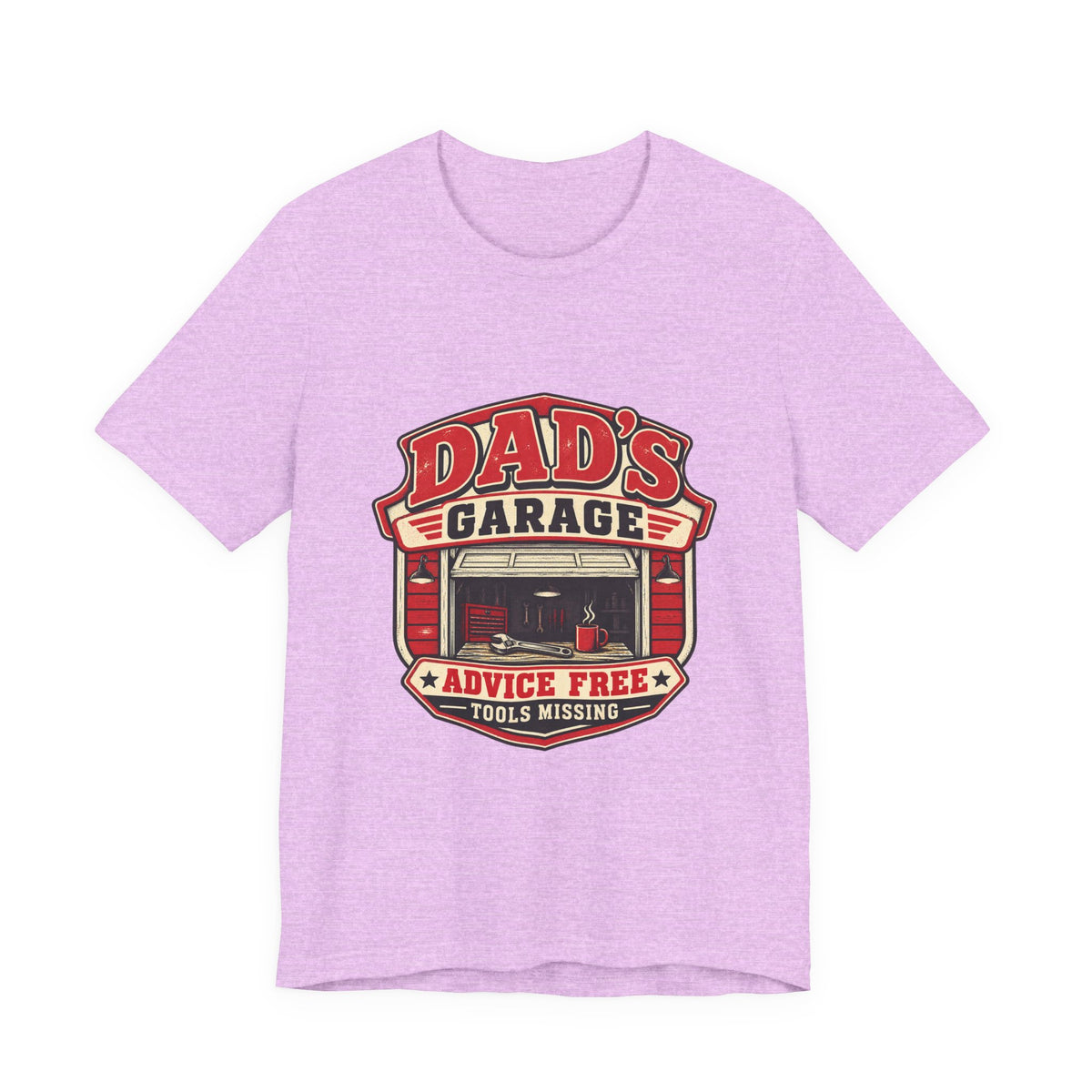 Dad’s Garage T-Shirt — Advice Free, Tools Missing Vintage Mechanic Tee