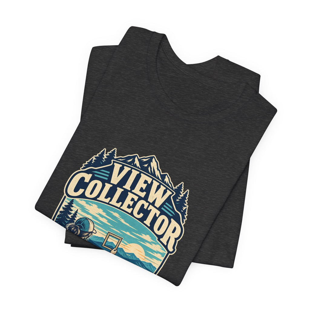 View Collector T-Shirt — No Storage Limit Mountain Lake Hiking Photographer Tee
