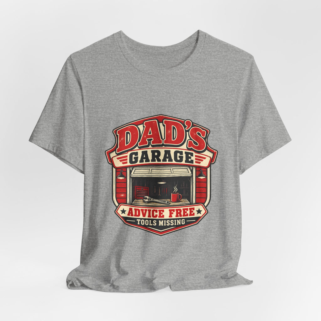 Dad’s Garage T-Shirt — Advice Free, Tools Missing Vintage Mechanic Tee
