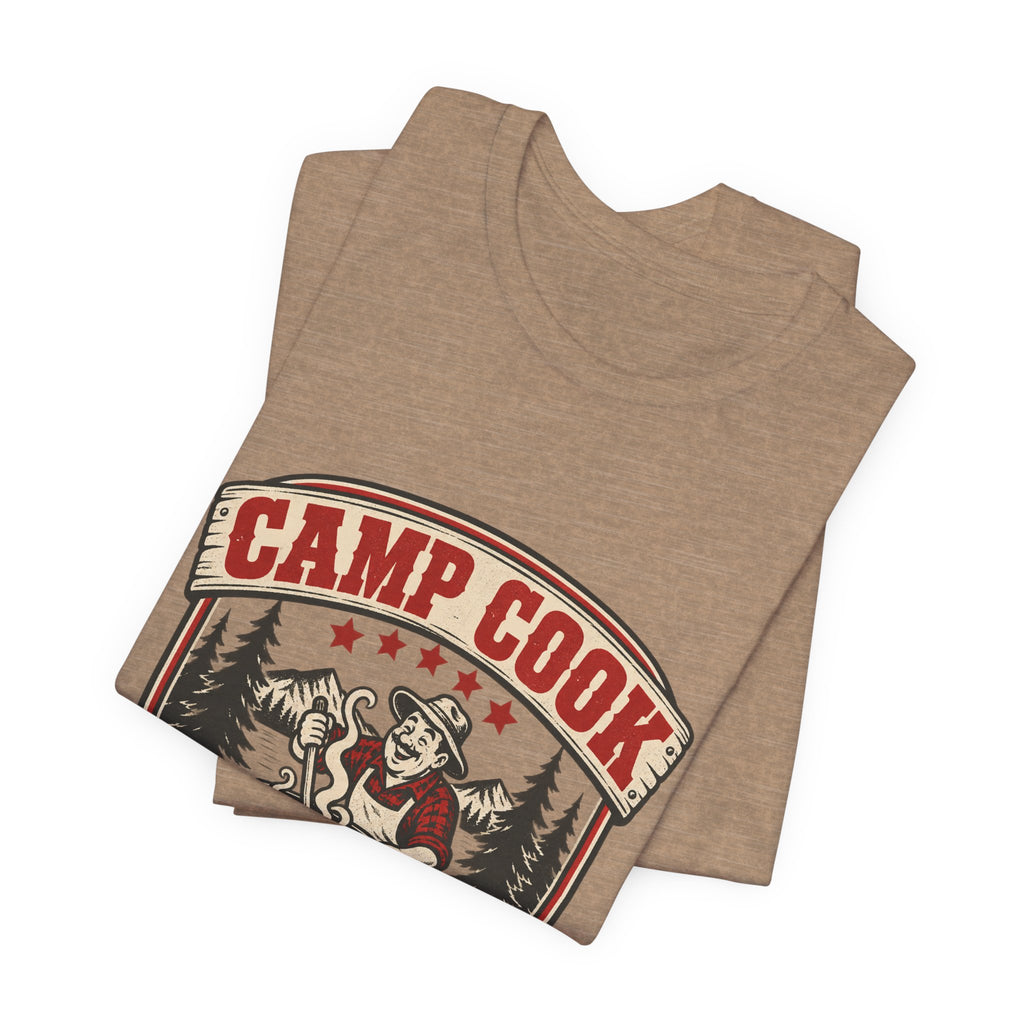 Camp Cook T-Shirt — Five-Star Meals One-Pot Menu Vintage Camping Tee