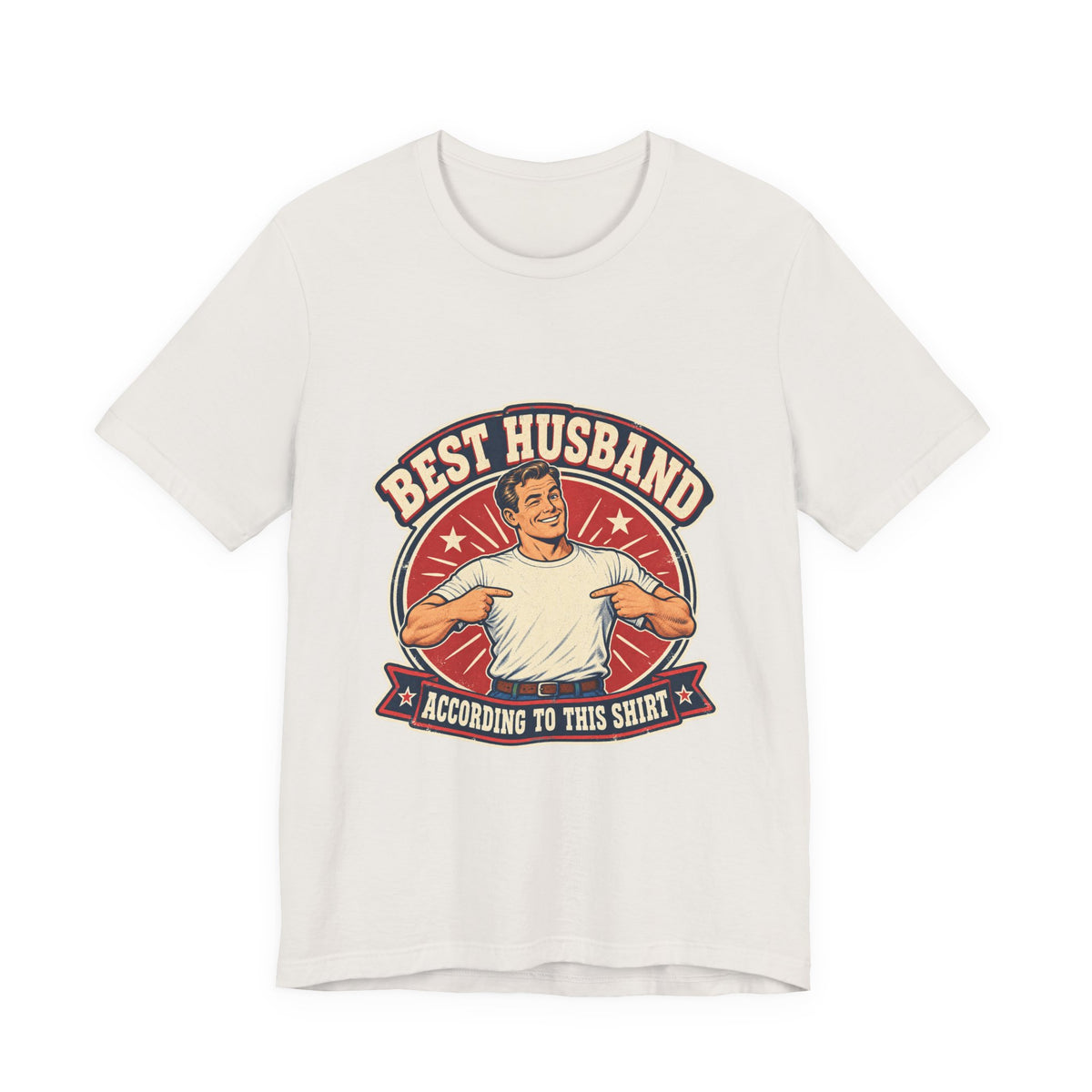 Best Husband Vintage T-Shirt — Funny Retro Husband Pride Design