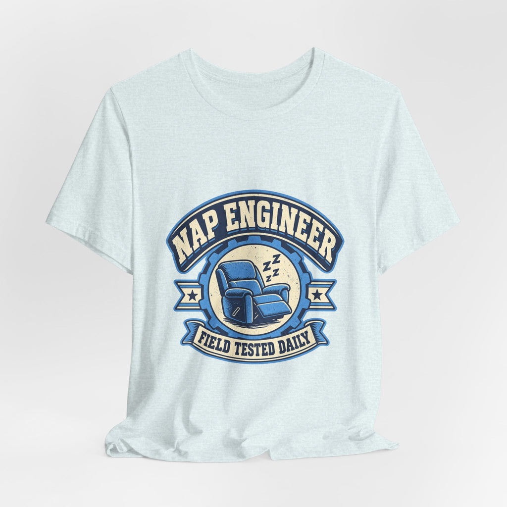 Vintage Nap Engineer T-Shirt — Field Tested Daily Recliner Design