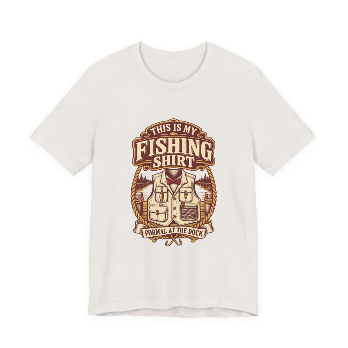 This Is My Fishing Shirt T-Shirt — Formal at the Dock Vintage Angler Tee