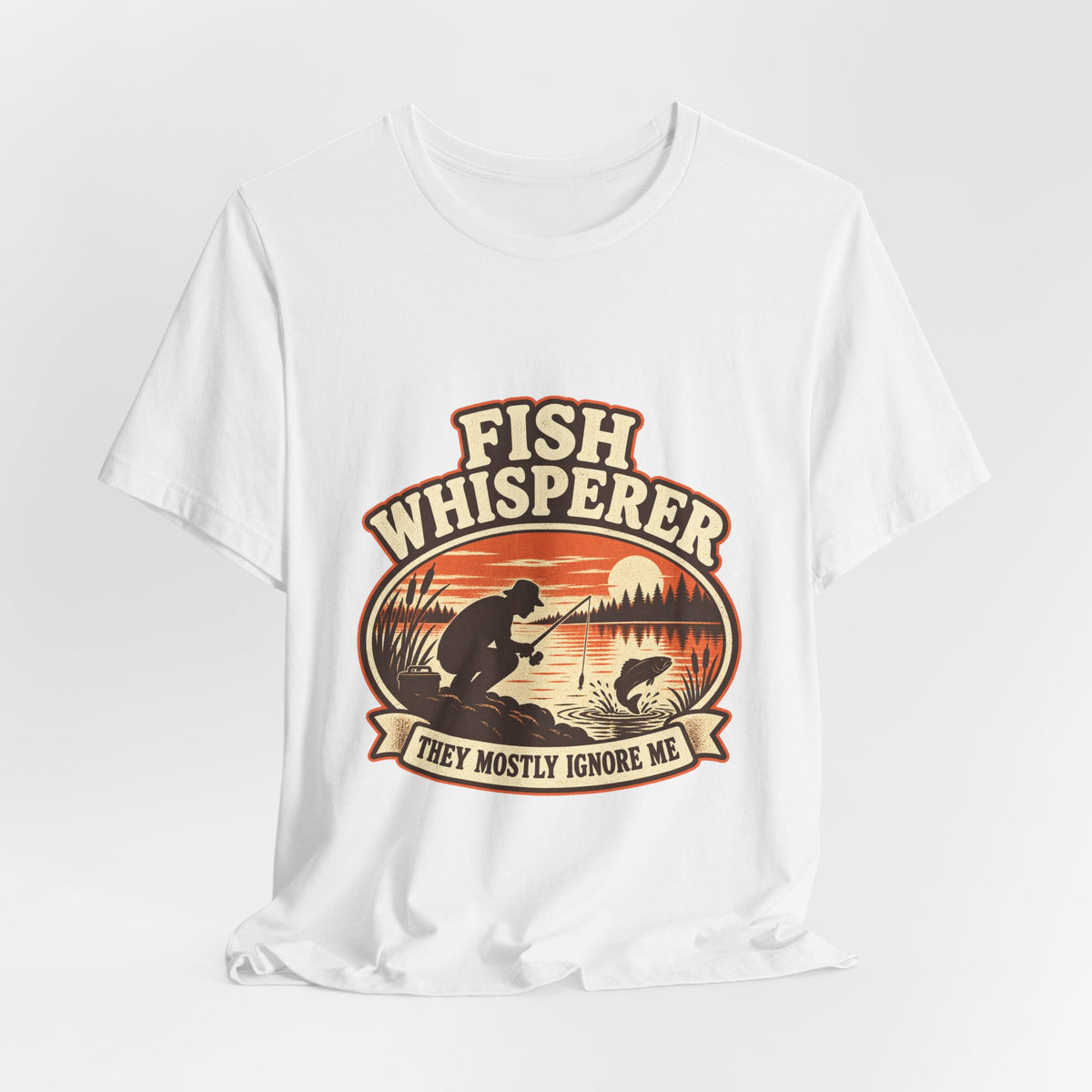 Fish Whisperer They Mostly Ignore Me Vintage Fishing T-Shirt