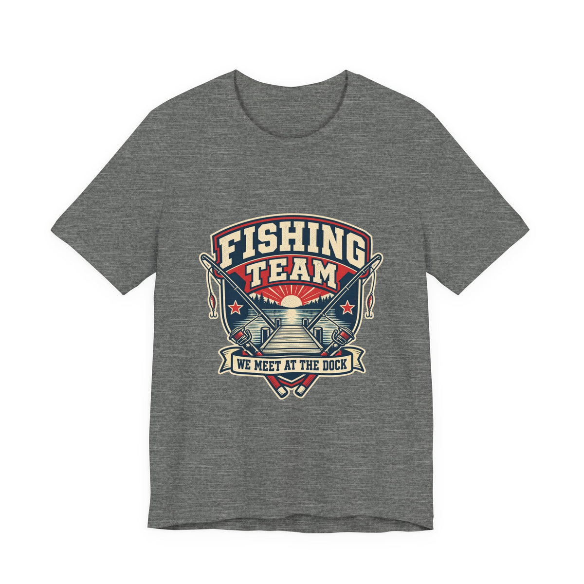 Fishing Team T-Shirt — We Meet at the Dock Vintage Fishing Tee