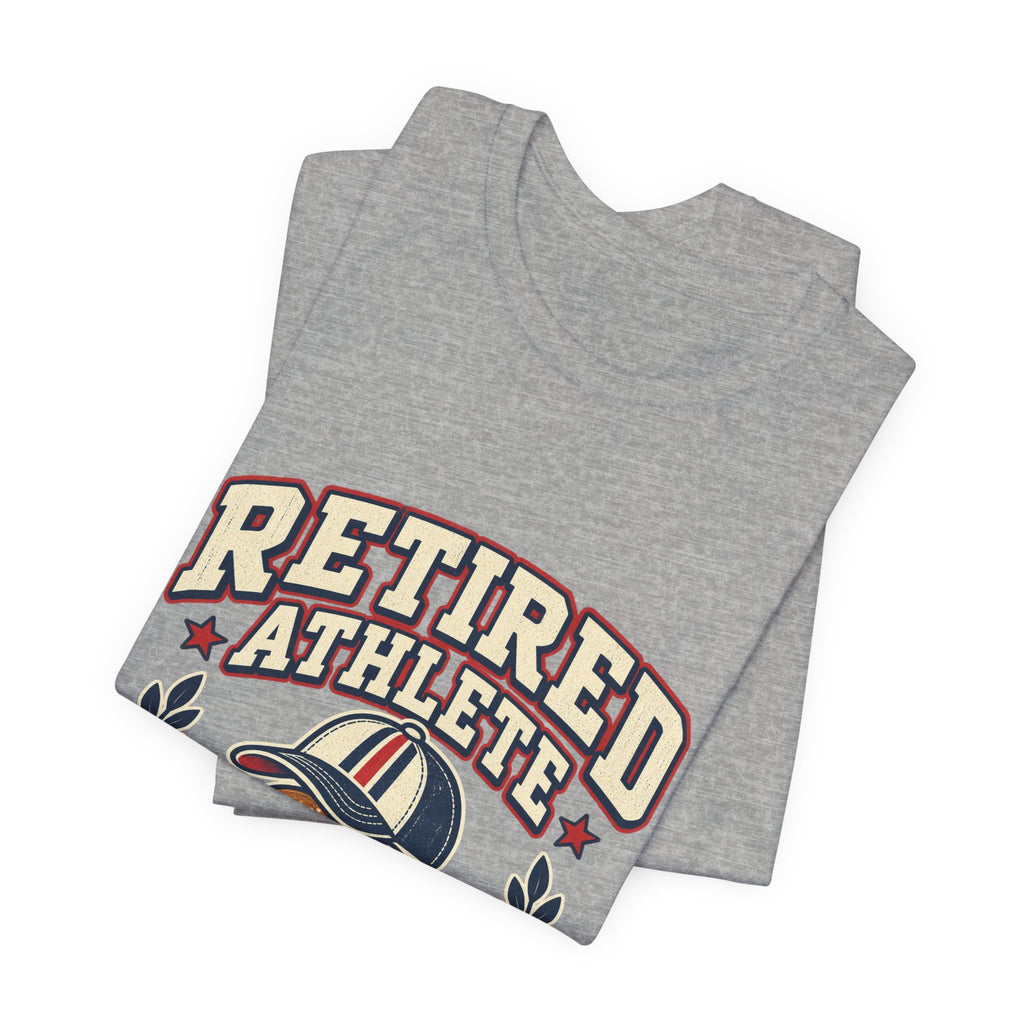 Retired Athlete Current Snack Coach T-Shirt, Funny Sports Pretzel Tee