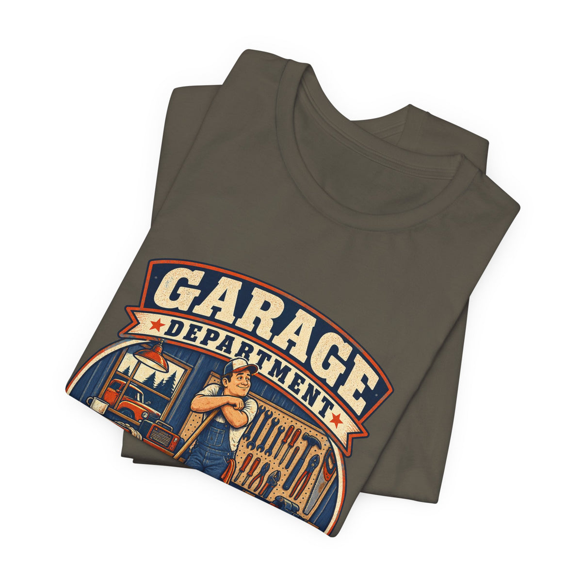 Garage Department Looking Busy Since Saturday Vintage Mechanic T-Shirt