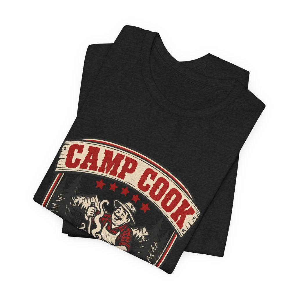 Camp Cook T-Shirt — Five-Star Meals One-Pot Menu Vintage Camping Tee