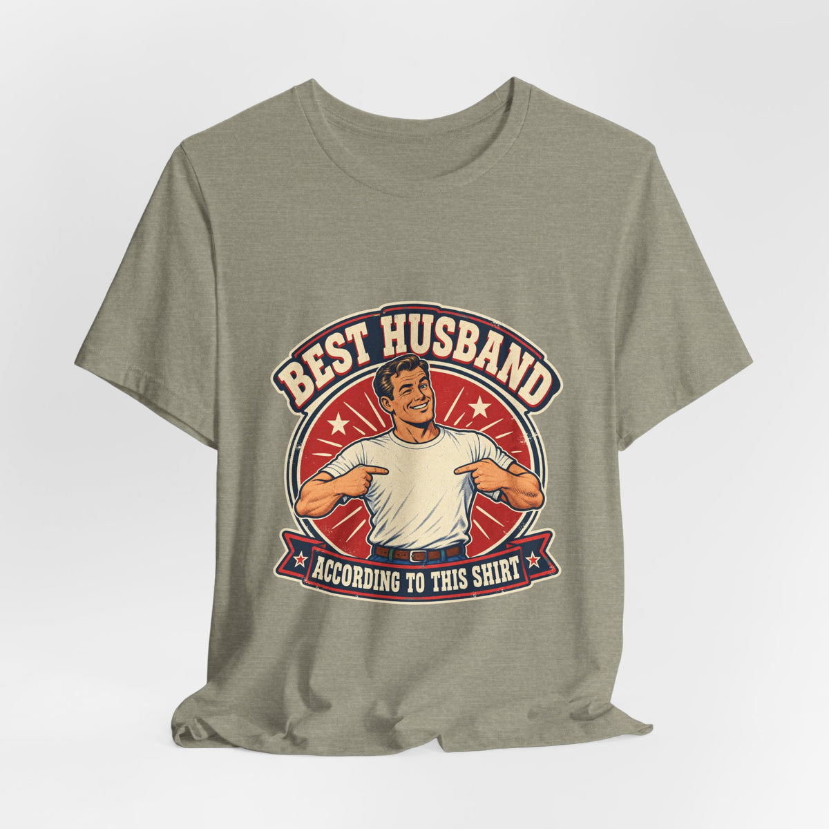 Best Husband Vintage T-Shirt — Funny Retro Husband Pride Design
