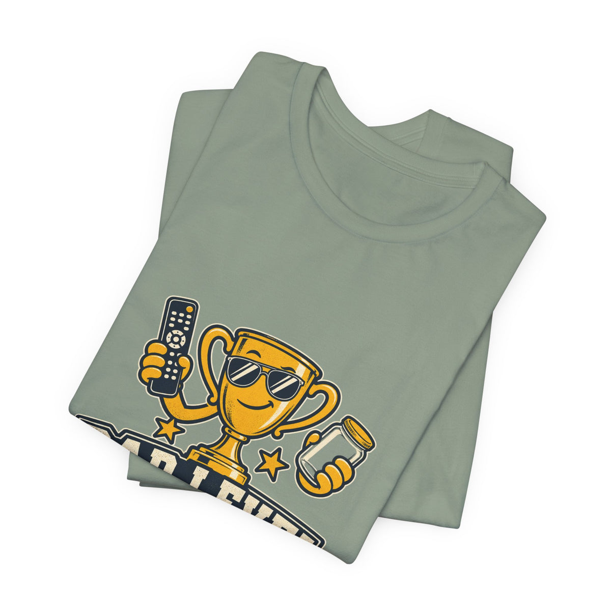 Dad Level Expert T-Shirt — Funny Trophy Dad Gift with Remote Finder, Jar Opener & Light Checker