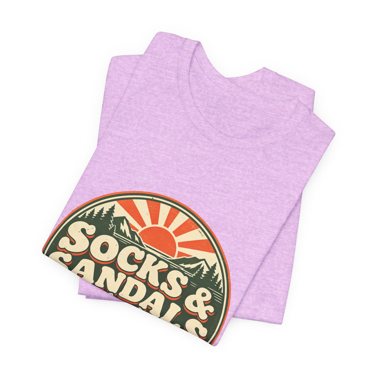Socks & Sandals Fatherhood T-Shirt | Vintage Dad Humor Outdoor Graphic Tee
