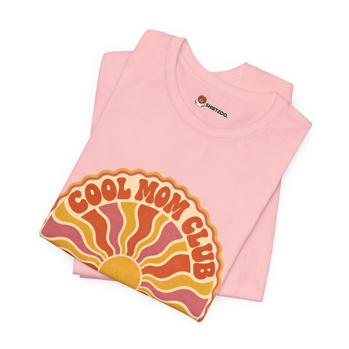 Cool Mom Club Tee — Retro Sun Graphic "Members Only" Mother's Day Shirt