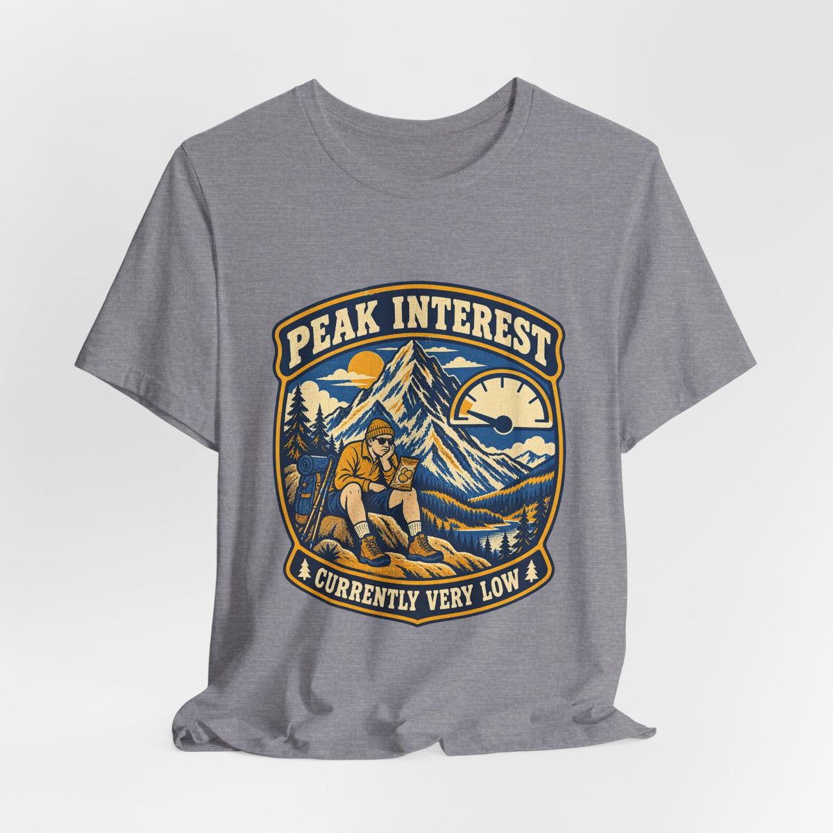 Peak Interest T-Shirt — Currently Very Low Vintage Mountain Hiking Tee