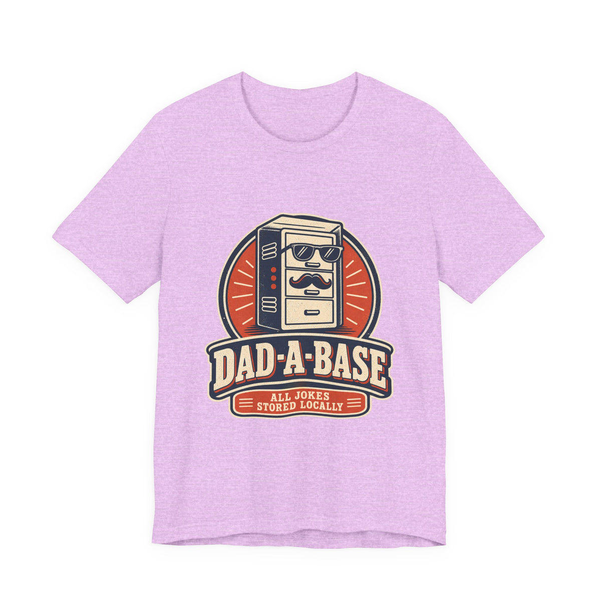 Dad-A-Base T-Shirt, Funny Dad Joke Database Tee, Cool Vintage Father’s Day Gift