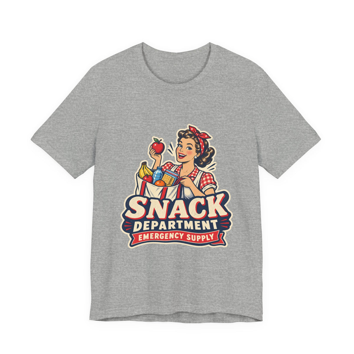 Snack Department Emergency Supply Vintage Grocery Pinup Tee