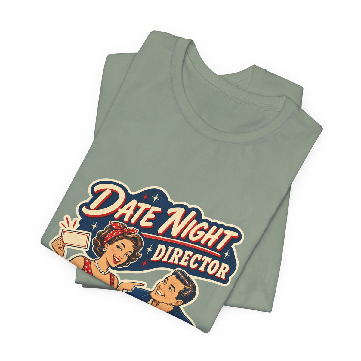Date Night Director T-Shirt — Reservations Confirmed Retro Couple Dinner Date Tee