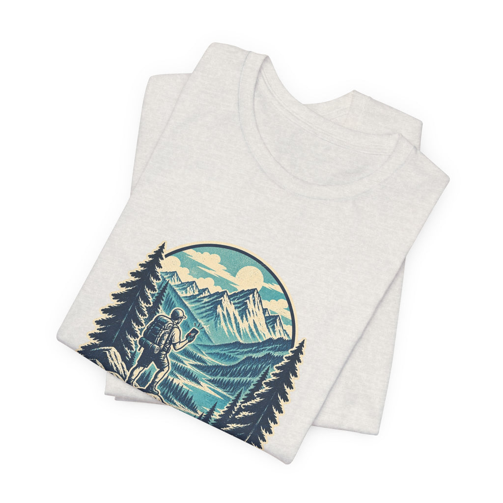 Wilderness WiFi T-Shirt — Signal Not Found Vintage Mountain Hiking Tee
