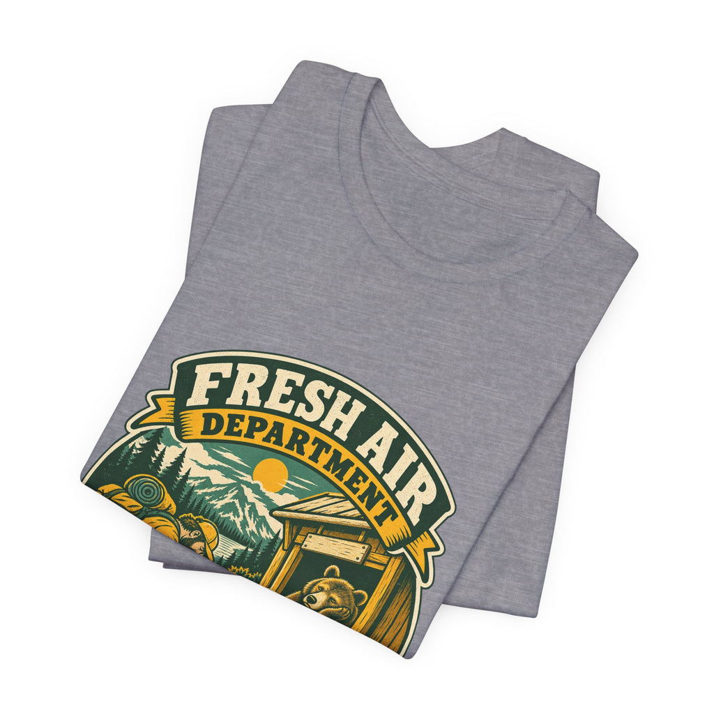 Fresh Air Department T-Shirt — Requesting a Transfer Vintage Bear Ranger Tee