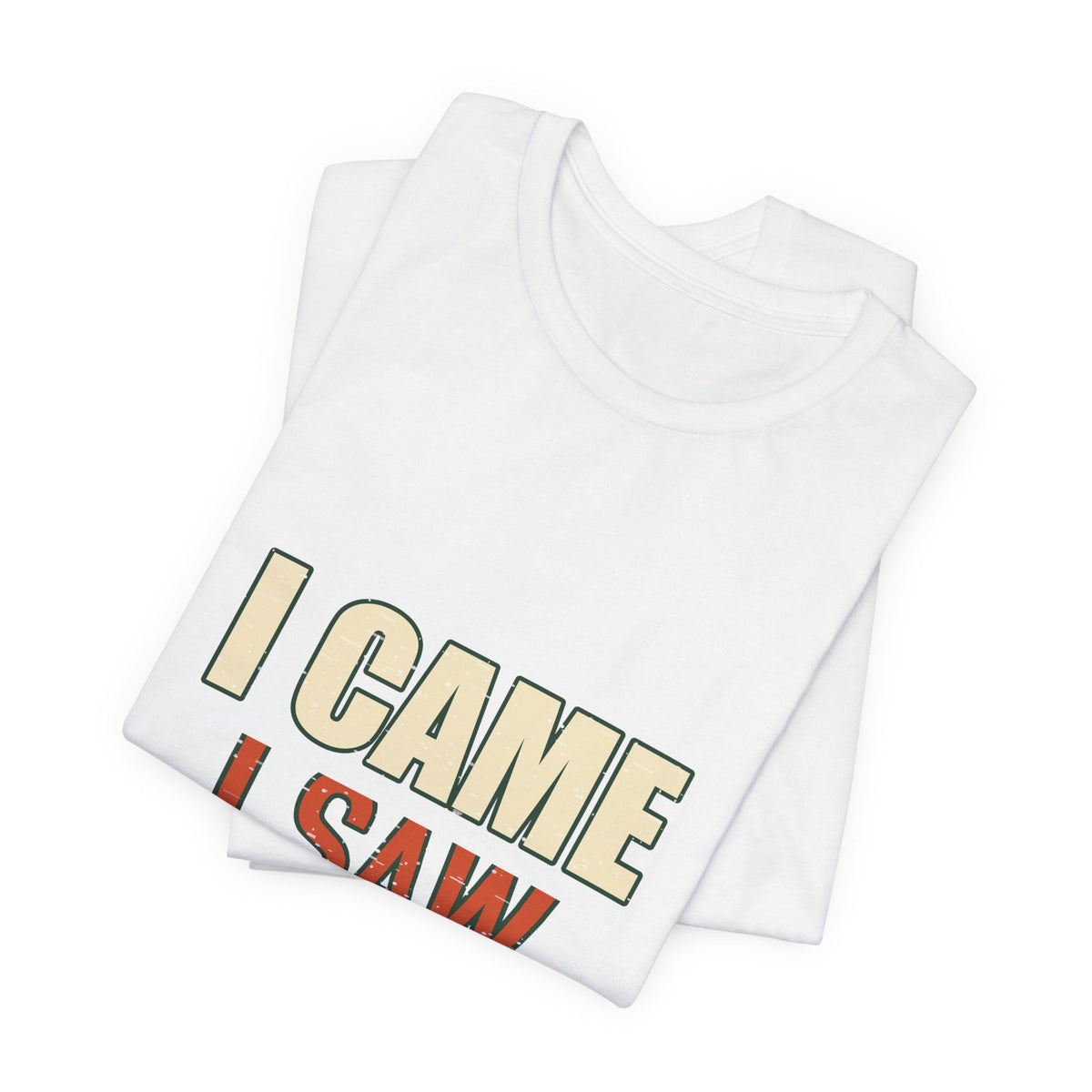 I Came I Saw I Organized It T-Shirt — Funny Vintage Organization Humor Tee