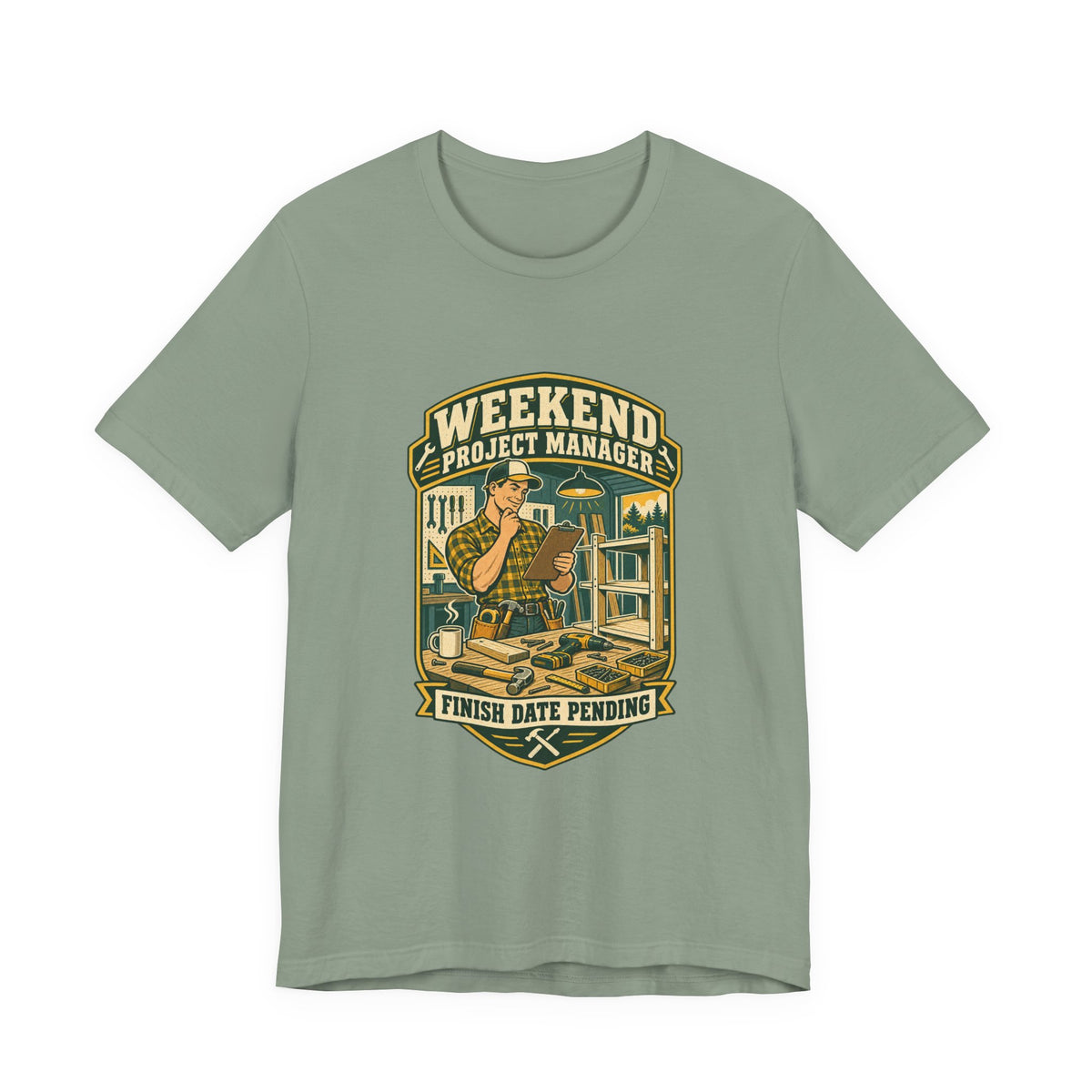 Weekend Project Manager T-Shirt, Finish Date Pending DIY Workshop Vintage Tee