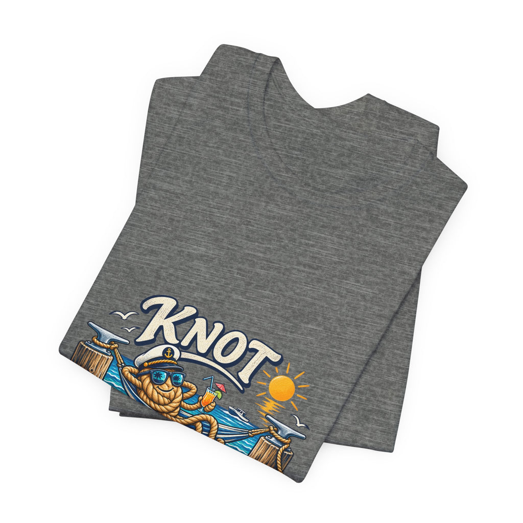 Knot Working Today Nautical T-Shirt — Funny Relaxed Sailor Beach Design