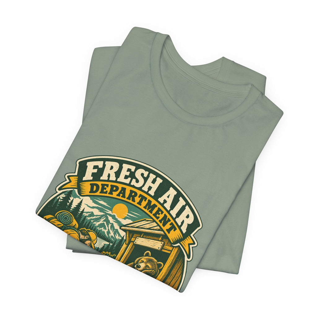 Fresh Air Department T-Shirt — Requesting a Transfer Vintage Bear Ranger Tee