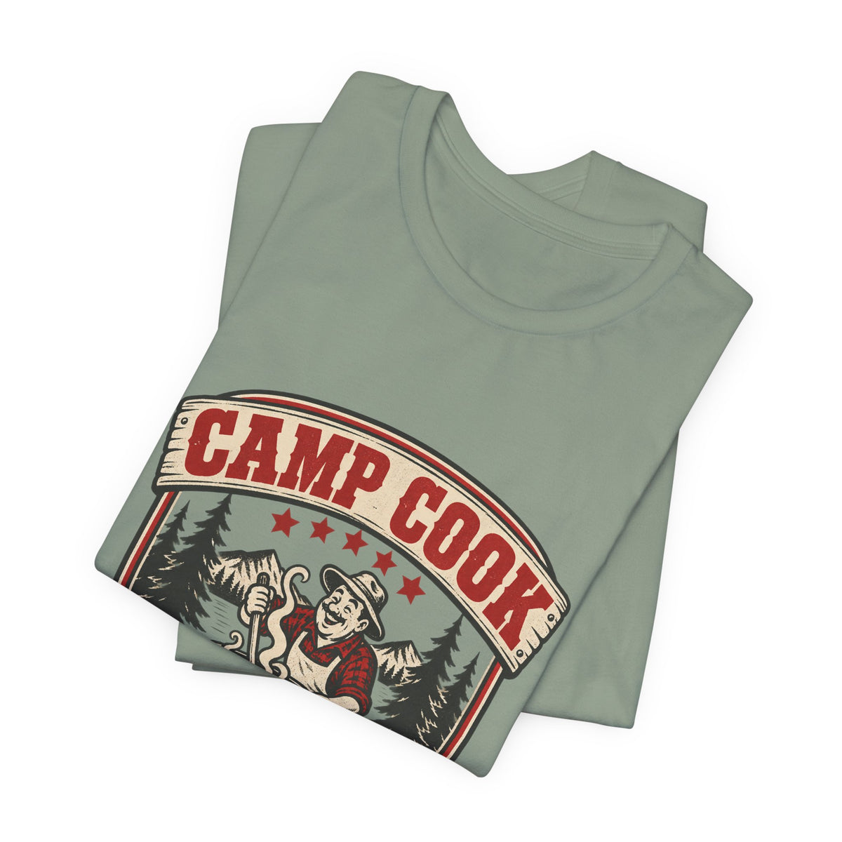 Camp Cook T-Shirt — Five-Star Meals One-Pot Menu Vintage Camping Tee