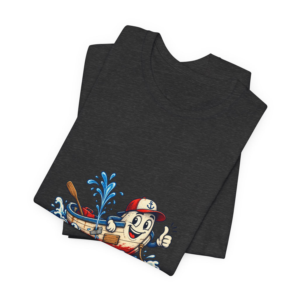 Unsinkable-ish Boat T-Shirt, Funny Nautical Vintage Cartoon Tee
