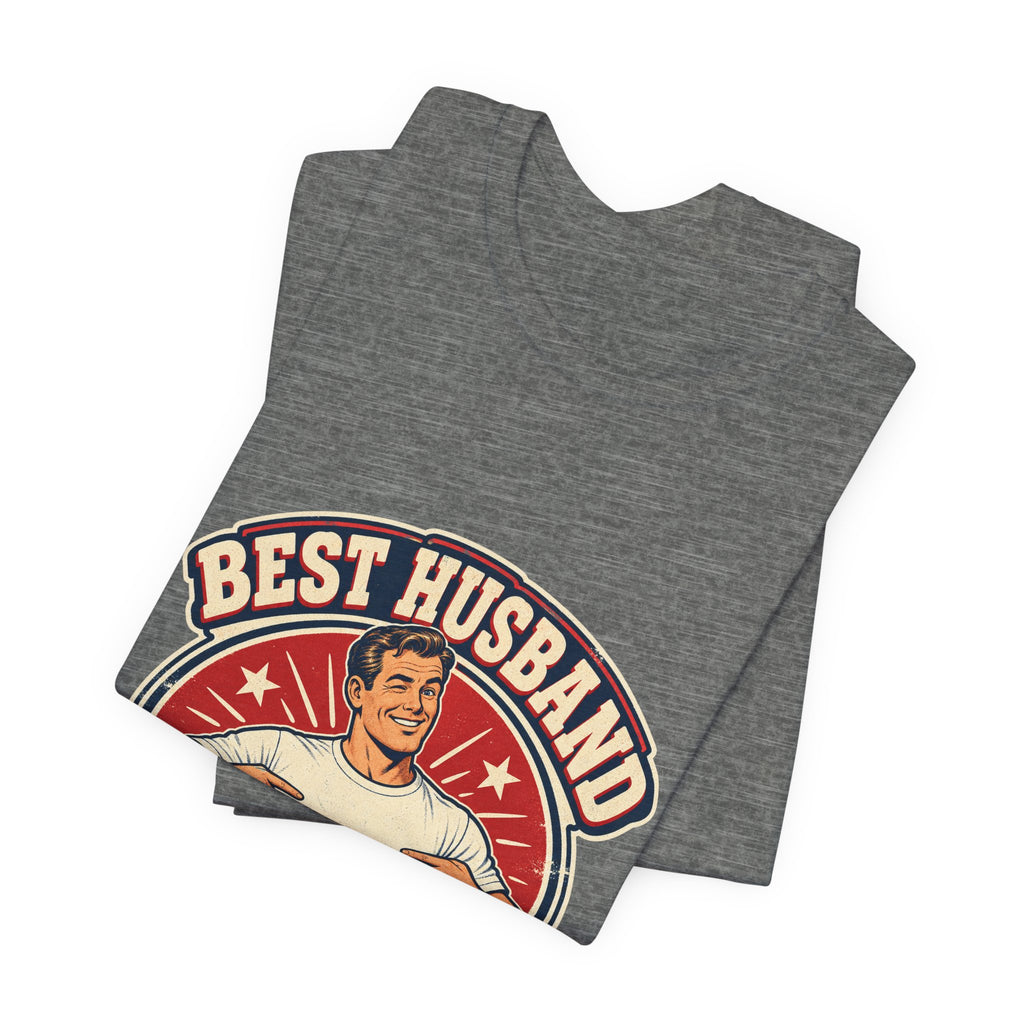 Best Husband Vintage T-Shirt — Funny Retro Husband Pride Design