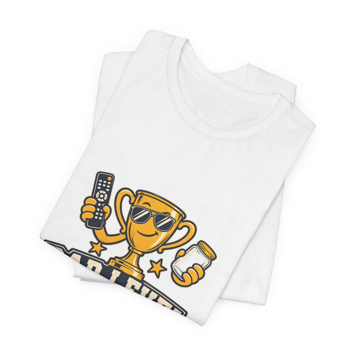 Dad Level Expert T-Shirt — Funny Trophy Dad Gift with Remote Finder, Jar Opener & Light Checker