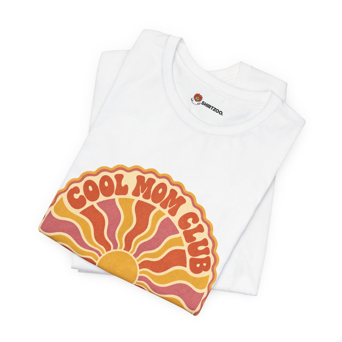 Cool Mom Club Tee — Retro Sun Graphic "Members Only" Mother's Day Shirt