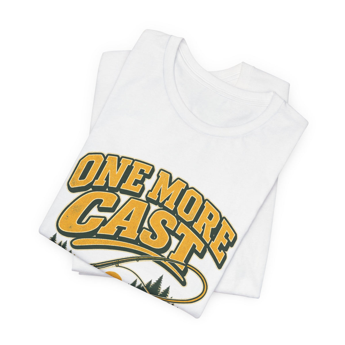 One More Cast Fishing T-Shirt — Vintage Angler Lake Tee