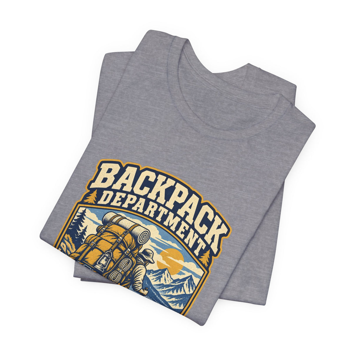 Backpack Department T-Shirt — Carrying the Group Vintage Hiking Tee