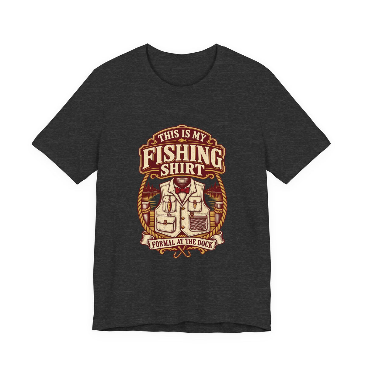 This Is My Fishing Shirt T-Shirt — Formal at the Dock Vintage Angler Tee
