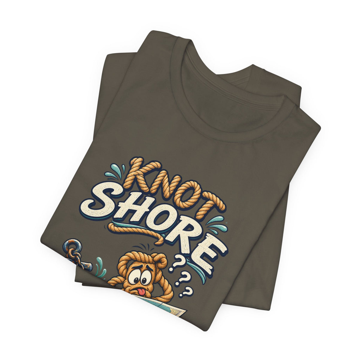 Knot Shore What I'm Doing T-Shirt — Funny Nautical Rope Character Humor Tee