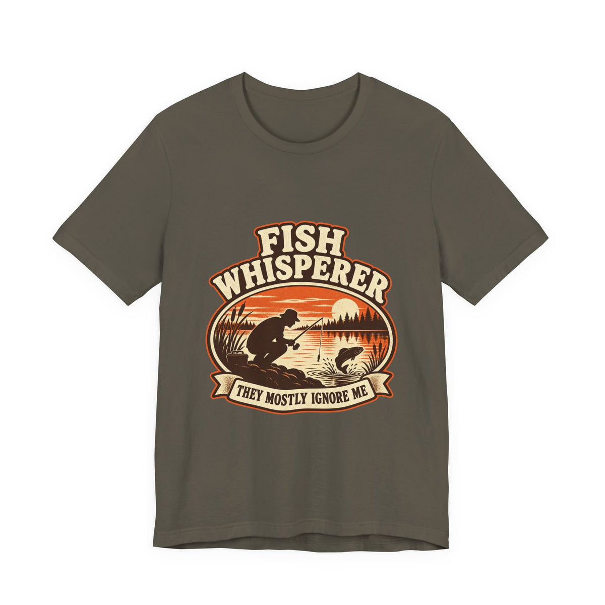 Fish Whisperer They Mostly Ignore Me Vintage Fishing T-Shirt