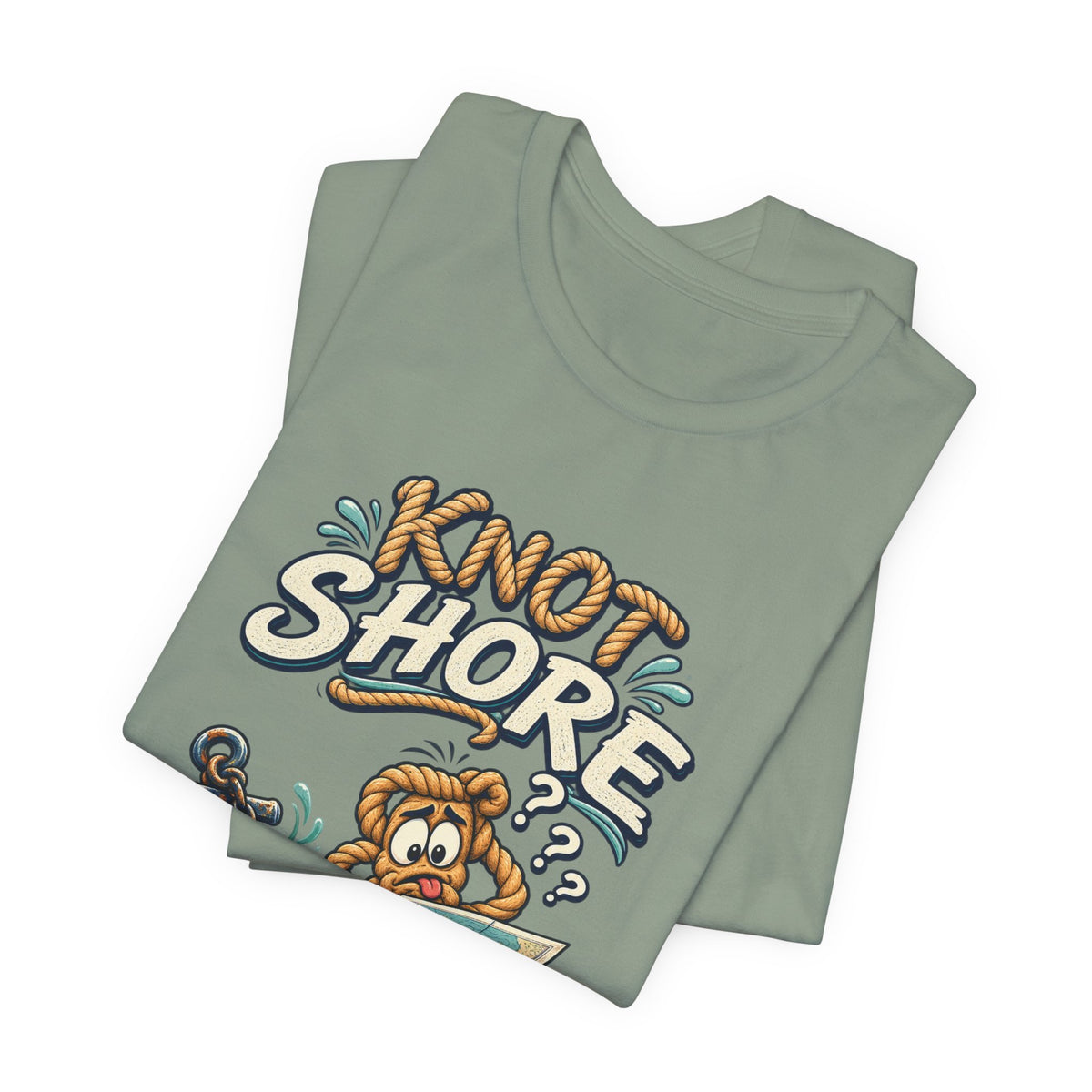 Knot Shore What I'm Doing T-Shirt — Funny Nautical Rope Character Humor Tee