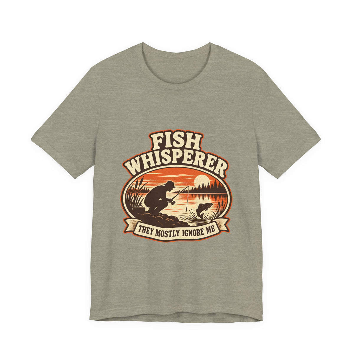 Fish Whisperer They Mostly Ignore Me Vintage Fishing T-Shirt