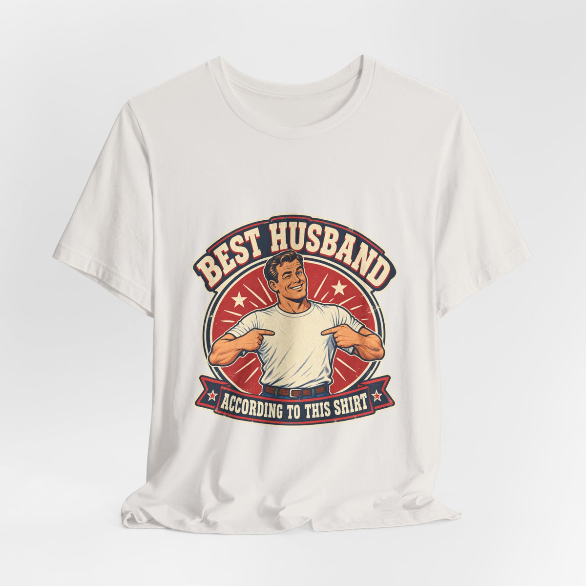 Best Husband Vintage T-Shirt — Funny Retro Husband Pride Design