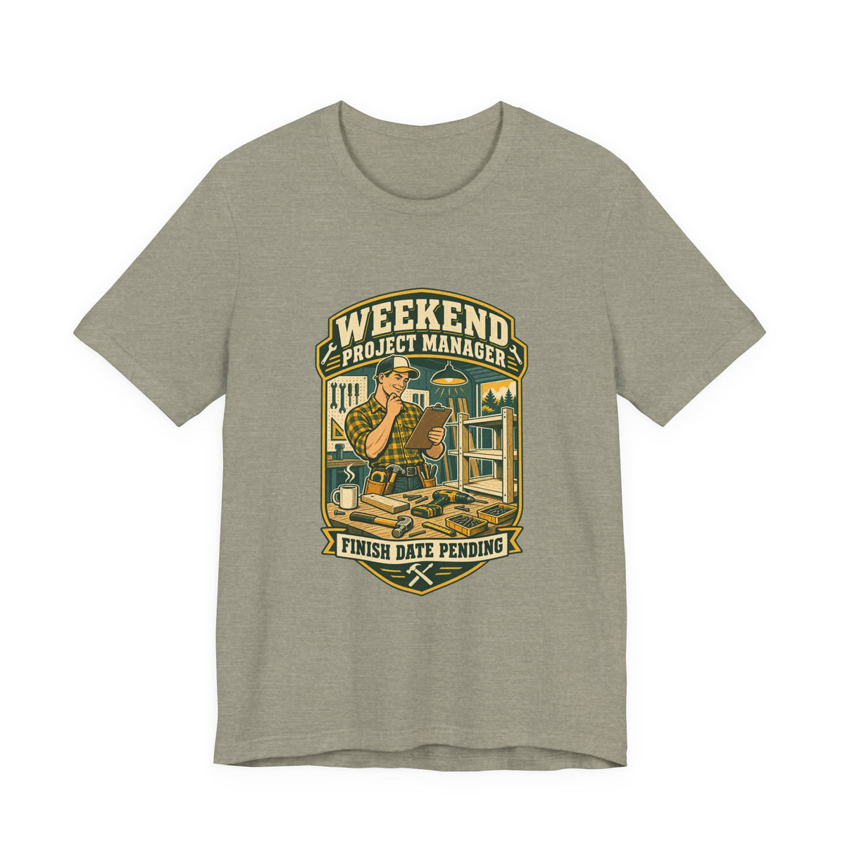 Weekend Project Manager T-Shirt, Finish Date Pending DIY Workshop Vintage Tee