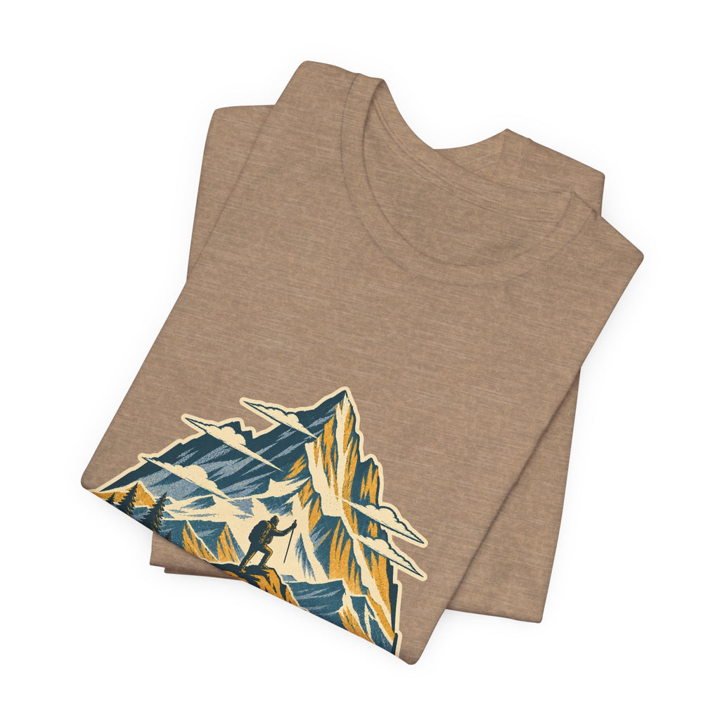 High Altitude Low Expectations T-Shirt — Vintage Mountain Hiking Tee