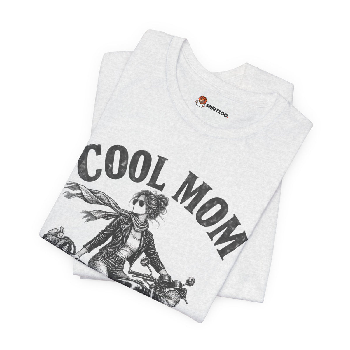 Cool Mom Motorcycle T-Shirt — 'loud pipes, quiet nights.' Biker Mom Tee
