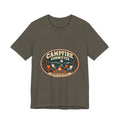 Campfire Committee T-Shirt — Meeting After Sunset Vintage Camping Badge Tee