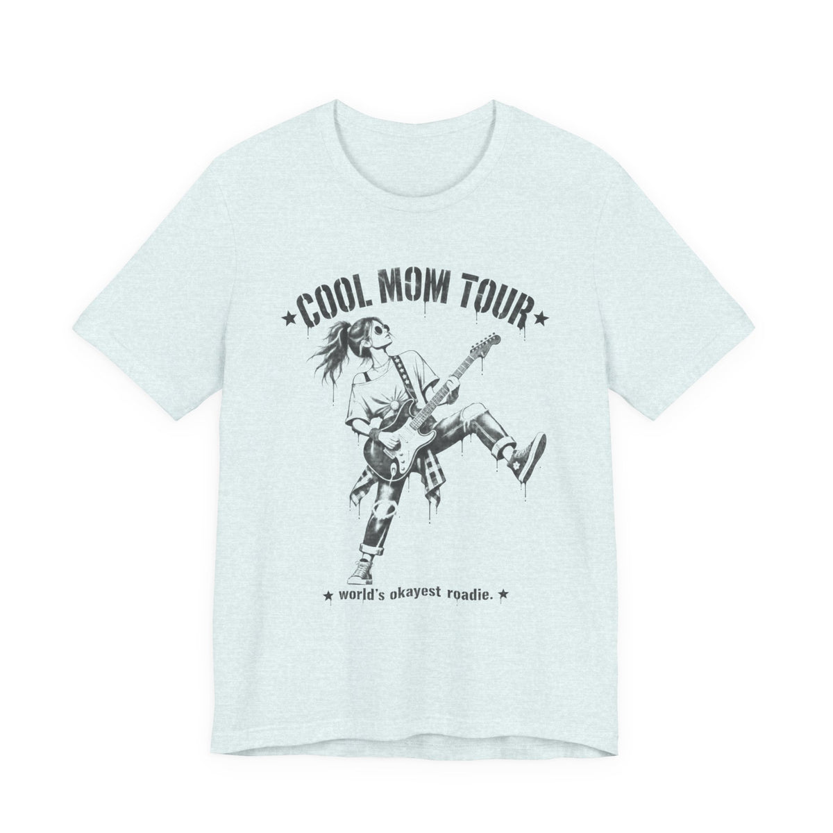 Cool Mom Tour T-Shirt — "World's Okayest Roadie" Graphic Tee